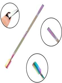 Kit Of 4 Professional Stainless Steel Color-Changing Spatulas For Manicure - Pedicure Podiatry LUX067-222/LUX155-407 - Nhiều màu - Xem 4