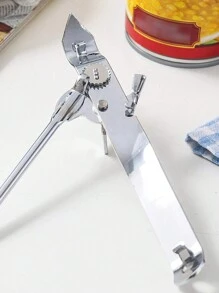 1 cái Dụng cụ mở hộp bằng thép không gỉ, Dụng cụ mở hộp tiết kiệm sức lao động bằng bạc cho gia đình - Bạc - Xem 3