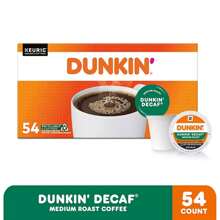 Donuts Decaf Coffee K-Cups, Medium Roast, 54 Ct. - Màu Cam san hô - Xem 3