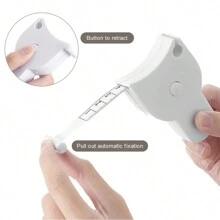 3 Stücke Maßband für den Körper, 150cm weißes einziehbares Maßband und tragbares Design für Nähen, Schneider, Taillen- und Körpermessung, Fitness-Zubehör, Sport, Fitnessstudio, Heimübungen, Sportaccessoires, Fitnessstudio-Accessoires, CrossFit-Accessoires