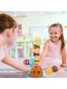 16 件趣味冰淇淋角色扮演玩具，20 件收银机玩具店配件，带扫描仪的计算器儿童角色扮演迷你玩具套装益智玩具礼物，适合 3 岁男孩女孩（部分配件颜色随机发货） - 彩色 - 查看 6