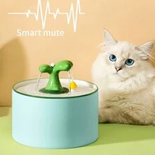 Ceramic Cat Water Dispenser, 1.5L Dog Water Dispenser, Automatic Pet Water Container, Cat Water Dispenser With Automatic Filter