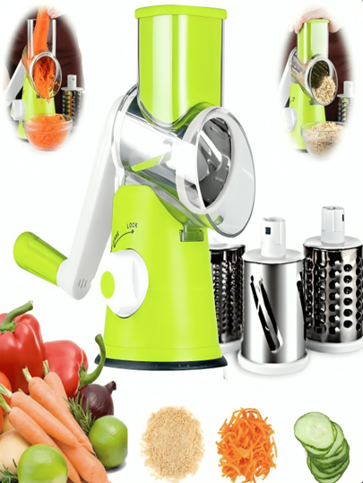 Fatiador Legumes Ralador Cortador 3 Laminas Verduras Ralador Alimentos Queijo Cozinha