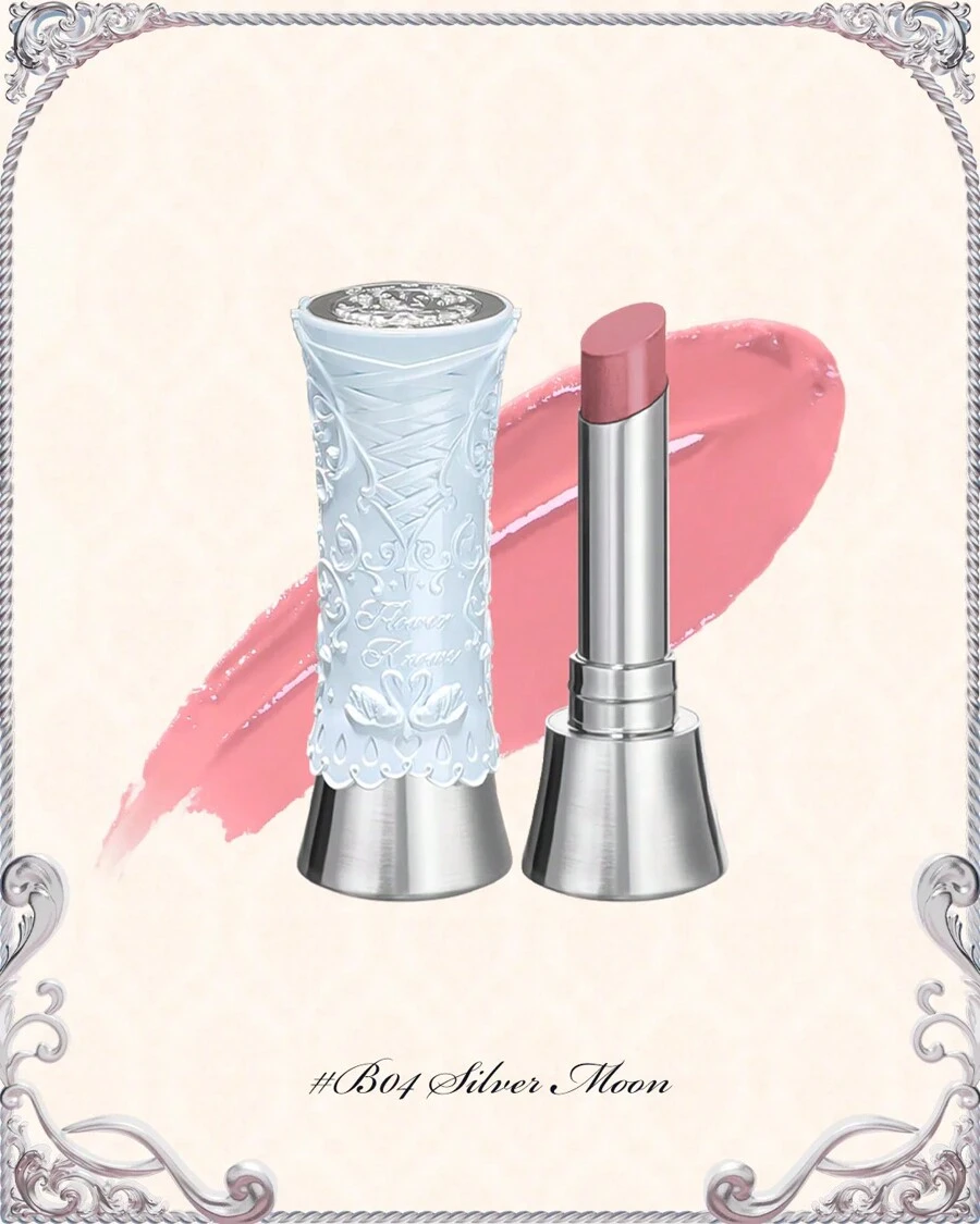 Lápiz labial Swan Ballet Shine de Flower Knows - Luna de plata - Ver 1