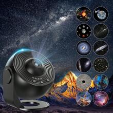 13-In-1 Star Projector, Galaxy Lamp, Nebula Night Light, Galaxy Projector With Timer, LED Space Galaxy Lamp, Bedroom Bedside Lamp For Adults - Multicolor - View 2