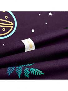 طقم لحاف 3 قطع طباعة رقمية ثلاثية الأبعاد بنمط اليقطين 90جم/م2، طقم أغطية سرير ناعم ودافئ لغرفة النوم/غرفة الضيوف (غلاف لحاف 1 قطعة + غطاء وسادة 2 قطعة، بدون حشو)