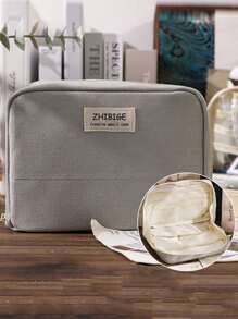 1个，多层大容量铅笔盒，可放笔记本，男女生新款文具盒，初中高中铅笔盒，女生多功能收纳袋，小学生【本产品仅有笔盒，不包含场景图片配件】L铅笔盒，新学期的完美礼物，返校，学校用品，铅笔袋，书包 - 米色 - 查看 11