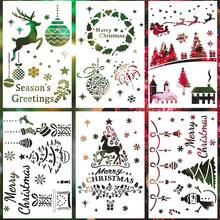 1pc Christmas Painting Template - White - View 19