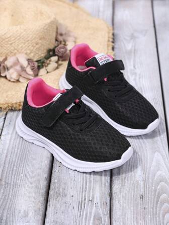 1 Pair Zhino Children's Casual Breathable Mesh Sports Shoes, EVA High Elastic Shock Absorption, Suitable For Indoor/Outdoor, Spring/Autumn