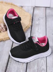 1 双 Zhino 儿童休闲透气网眼运动鞋，EVA 高弹减震，适合室内/室外、春季/秋季 - 玫紅色 - 查看 6