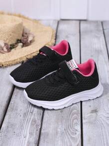 1 双 Zhino 儿童休闲透气网眼运动鞋，EVA 高弹减震，适合室内/室外、春季/秋季 - 玫紅色 - 查看 2