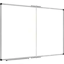 Large Magnetic Dry Erase Whiteboard 48 X 36 Inch, 4' X 3' Big Foldable White Board For Wall With Marker Tray | Silver Aluminum Frame Folding Message Presentation Board - 1 - Xem 2