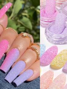Set de 4 Adornos Efecto Sugar Azucar Para Uñas Acrilicas Nuevo - Multicolor - Ver 6