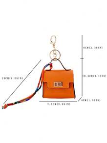 1pc New Pouch Portable Wrist Strap Bluetooth Earbud Case Multi-Function Small Bag Case Wallet With With Strap Gifts For Women Wallet Mini Wallet Purse Wallet Wristlet Wallet Coin Wallet - Purple - View 7