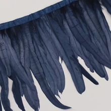 1m Borlas de plumas de gallo de colores Adorno de artesanía Adornos para manualidades DIY, decoración de fiesta festiva