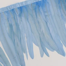 1m Borlas de plumas de gallo de colores Adorno de artesanía Adornos para manualidades DIY, decoración de fiesta festiva