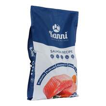 Alimento Para Perros 11,8kg Croquetas Kanni Salmón Todas Las Razas - Azul y blanco - Ver 8