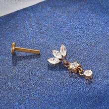 Women Nose Ring - 金色 - 查看 4