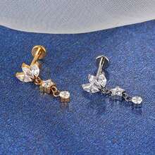 Women Nose Ring - 金色 - 查看 3