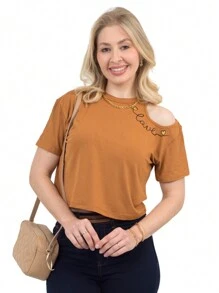 Women Tank Tops & Camis - 駝色 - 查看 2