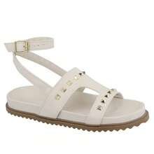 Women's Flat Pyramid Papete Flat Sandal New Release - 白色 - 查看 1
