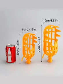 1 件水果采摘器头篮（不含杆）塑料水果采摘工具捕手园艺水果收集高海拔杨梅收割机直销