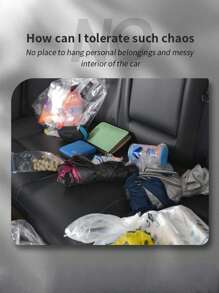 汽车座椅靠背悬挂式储物盒，饮料杯架，后座收纳挂钩 - A - 查看 10