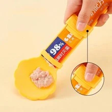 1 件装猫挤压喂食器，猫零食分配器工具，用于喂食湿猫粮