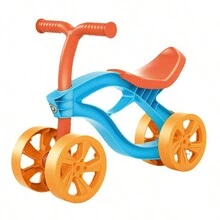 1-3 Years Old Children Balance Bike, 4-Wheel Ride-On Scooter Without Pedals, For Boys And Girls - Multicolor - View 2