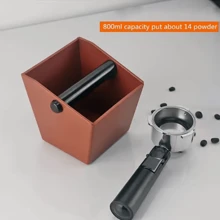 1 contenedor para café molido concentrado, contenedor de residuos, contenedor desmontable estilo barista, accesorio para el hogar y la cafetería, ideal para la vuelta al cole.