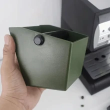 1 contenedor para café molido concentrado, contenedor de residuos, contenedor desmontable estilo barista, accesorio para el hogar y la cafetería, ideal para la vuelta al cole.