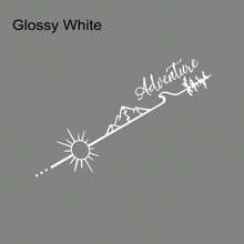 100x28cm Car Sticker Camping Adventure Vinyl Decor Decal For Camper Van SUV Motorhome RV Caravan Cargo Panel Decoration Caravan RV Auto Tuning Accessories - 100x28cm/39.37x11.02inch - View 8