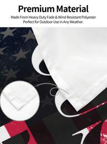 1 pieza bandera personalizada, bandera personalizada para uso en exteriores, con la opción de agregar su propia imagen o texto, para uso tanto en interiores como exteriores - De un solo lado - Ver 3