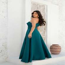 Bridesmaid Wedding Party Dress Cod0024 - 綠色 - 查看 3