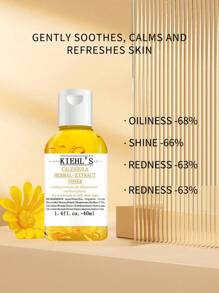Kiehl's Calendula Herbal-Extract Toner, Alcohol-Free Formula, Soothes Facial Skin, Suitable For Normal To Oily Skin, 40ml Mini Size (Random Shipment Of Old And New Versions) - 1.4 Fl.oz.-40ml - View 5