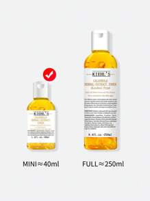 Kiehl's Calendula Herbal-Extract Toner, Alcohol-Free Formula, Soothes Facial Skin, Suitable For Normal To Oily Skin, 40ml Mini Size (Random Shipment Of Old And New Versions) - 1.4 Fl.oz.-40ml - View 3