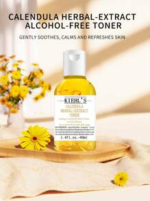 Kiehl's Calendula Herbal-Extract Toner, Alcohol-Free Formula, Soothes Facial Skin, Suitable For Normal To Oily Skin, 40ml Mini Size (Random Shipment Of Old And New Versions) - 1.4 Fl.oz.-40ml - View 4