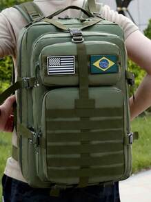 50L Military Tactical Backpack 50L Reinforced Waterproof Men's Large Capacity - màu xanh lá - Xem 2