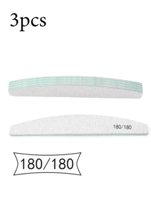 Bộ 3/5/10 dũa móng tay chuyên nghiệp, giấy nhám hai mặt 80/100/150/180/240 grit dùng để đánh bóng và tạo hình móng, dụng cụ làm móng hình lưỡi liềm, dụng cụ nghệ thuật làm móng, dụng cụ chuẩn bị cho năm học mới, chăm sóc móng, dụng cụ làm móng (thích hợp cho móng giả) - Nhiều màu - Xem 8