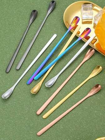 1pc Stainless Steel Craft Spoon For Taking Out Craft Glitter Mica Powder Pigment Sequins To Resin Mold Epoxy Practical Convenient Jewelry Making Tools