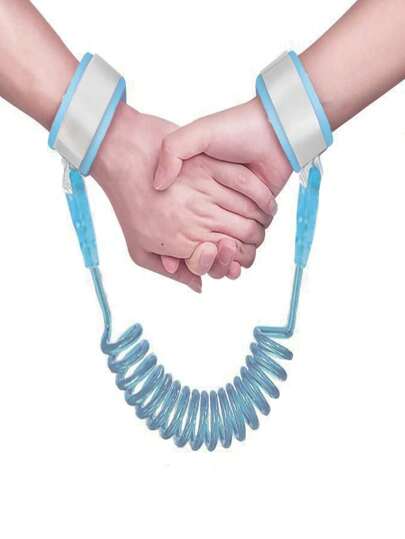 1pc Baby Anti-Lost Wrist Link, Retractable Spring Leash, Child Safety Anti-Lost Traction Wrist Strap For Outdoor Travel