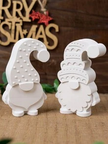 1 pièce Moule en silicone pour bougie de Noël 3D, moules en résine époxy et gypse pour Père Noël et lutin. Moule pour fabriquer des bougies, savons, idéal pour la décoration de la maison et les cadeaux pour les fêtes de fin d'année