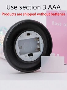1 Peça Flor de Rosa Vermelha de Veludo Falso, Presente para Dia dos Namorados, Natal, Casamento, Decoração do Lar, Natal