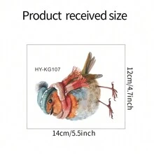 1pc Novelty Christmas Penguin, Bird, Santa Claus, Snowman Switch Sticker  Christmas Decor  Christmas Decorations Christmas Decoration Home Decor Room Decor - Multicolor - View 8