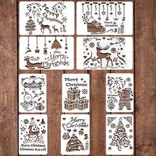 1pc Christmas Painting Template - White - View 8