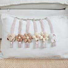 1 chiếc dây xích chống rơi núm vú giả hình gấu vải mới, dây xích chống rơi núm vú giả cầm tay, phụ kiện trêu chọc núm vú giả cho bé Quà tặng ngày lễ cho bé - Nhiều màu - Xem 5