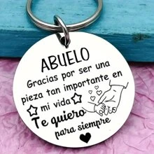1pc Godmother Keychain Gift For Grandson, Fairy Godmother Design For Men - Steel - View 4