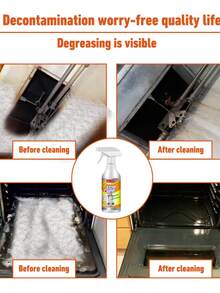 1 Piece Of Kitchen Foam Cleaner Household Kitchen Range Hood Heavy Oil Foam Cleaner Oil Stains Clean, Halloween, Christmas New And Old Models Are Sent Randomly - White - View 4