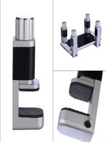 4 Piezas Pinza Metal Pantalla Celular Clip Sujetadora Prensa Touch Reparacion Util Vmingo Mexico - Plateado - Ver 3