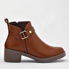 botin mujer bota mujer - Café integral - Ver 2